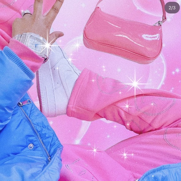 💓Retrovert Sweatpants (M) in Pink - Picture 11 of 12